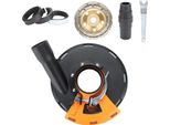 Jopassy Cuffia Di Aspirazione Senza Polvere 125Mm/5Inch Cuffia Di Protezione Dalla Polvere Per Smerigliatrice Angolare Universal Fanztool
