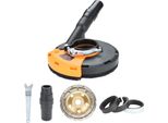 Tolletour Cuffia Di Aspirazione Senza Polvere 125Mm/5Inch Per Smerigliatrice Angolare Universal Fanztool