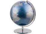 Troika G2501-MBSI/CH Troika Globus Planet Metallic-Blau, Silberfarben