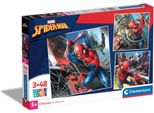 Clementoni - Puzzle Marvel Spiderman 3X48 Elem. - Premium Produkt Dla FanóW