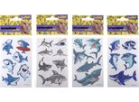 Decalcomanie Per Tatuaggi - Squali 17,5X8,5 Cm