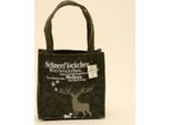 Borsa In Feltro Grigio "Cervo"" 20X20X9Cm Borsa Regalo Di Natale"