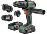 Trapano A Percussione A Batteria Advancedimpact 18V-80 Quicksnap, 2X Batteria Ricaricabile 2,5Ah, Accessori