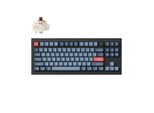 Keychron V3 Max Qmk, Nero Carbonio, Interruttore Gateron Jupiter Brown, Retroilluminazione Rgb