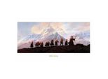 Herr Der Ringe Kunstdruck La Compagnia Dell'anello: 20° Anniversario 59 X 30 Cm