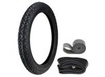 Pneumatici Veerubber VRM087 2,75-17 (2 3/4 X 17) 46J Tt + Camera D'aria + Nastro Per Cerchioni