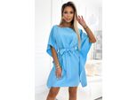 Numoco Mini Abito Donna Sofia Azzurro 2XL/3XL