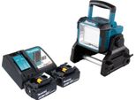 Makita Deadml 811 Rt Faretto Da Cantiere A Batteria 14,4 / 18 V 3000 Lm Led + 2X Batteria Ricaricabile 5,0 Ah + Caricabatterie