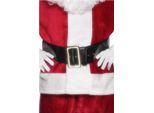 Smiffys - Uomo/Donna Cintura Unisex Per Costume Da Babbo Natale, Design Natalizio - Pvc SM596 (Taglia Unica) (Nero)