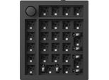 Keychron Q0 Max Qmk Tastiera Meccanica Senza Fili / Tastierino Numerico, Manopola Barebone, Nero Carbone, Barebone Q0M-B1