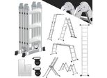 Bettizia Scala Multiuso Scala Multifunzionale Scala Pieghevole 4X3 360Cm Scala Telescopica Scala A Telaio Scala Singola Scala A Gradini Scala Domestica Scala In Alluminio