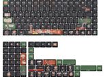 Keychron Set Di Copritastiera Per Tastiera Meccanica Us Ansi, Basso Profilo Lsa Dye-Sub Pbt Set Completo Di Copritastiera New York (133 Tasti)