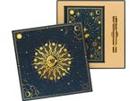 Erik Editores Astral Premium A5 Set Di Quaderni Con Penna Golden Golden Taglia Unica