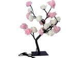 Base In Plastica Rimovibile Interruttore Usb Led Simulazione Rosa Decorazione Luce Notturna