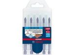 Expert HEX-9 Hardceramic Dachziegel-Bohrer, Ø 5Mm 5 StüCk, LäNge 90Mm