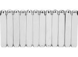 12Pcs 6 Mm 1/4 Pollici Modello Punzone Timbro Acciaio Al Carbonio Strumenti Di Timbratura Per Gioielli In Pelle Metallo