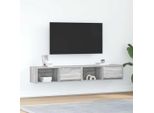 Vidaxl Mobili Tv 2 Pz. Grigio Sonoma 80X31X25,5 Cm Materiale A Base Di Legno