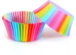 100 Pirottini Colorati Per Cupcake, Pirottini Di Carta Per Cupcake, Muffin E Torte