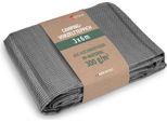Tappeto Per Tenda Grigio Scuro 300X350 Cm [300G/M² Pp] Tappeto Da Campeggio Resistente Alle Intemperie Tappeto Per Tenda All'aperto Tappetino Per Caravan Camper Traspirante Leggero Resistente Ai Raggi Uv Lavabile