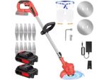 Tagliabordi A Batteria 21 V - Tagliabordi Elettrico A Batteria - Per La Manutenzione Di Erba, Erbacce E Giardino - Versatile Ed Ergonomico