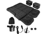 Materasso Gonfiabile Per Auto, Gonfiabile, Addensato, Letto Da Viaggio, Materassino Da Campeggio, Accessori Da Campeggio, Nero