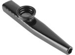 Kazoo In Metallo Realizzato In Alluminio, Leggero E Portatile, Ideale Come Accompagnamento Per Chitarra O Flauto, Strumento Musicale, Regalo, Nero