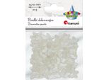 Perla Bianca Farfalla Perline Decorative 14X11 Mm 20G Titanum