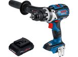 Bosch Gsr 18V-110 C Trapano Avvitatore Professionale A Batteria 18 V 110 Nm Senza Spazzole + 1X Batteria Ricaricabile Procore 4,0 Ah - Senza Caricabatterie