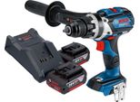 Bosch Gsr 18V-110 C Trapano Avvitatore Professionale A Batteria 18 V 110 Nm Brushless + 2X Batteria Ricaricabile 4,0 Ah + Caricabatterie