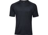 Tee Jays - Maglietta Da Uomo, Cooldry RW10862 (L) (Nero)