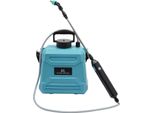 Irroratore Da Giardino Portatile - Irroratore Elettrico A Pressione 8 L - Lancia Telescopica 66 Cm - Ugello Regolabile - Impugnatura Allungabile 22 Cm - Autonomia 1,5-2 Ore - Plastica E Rame