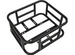 Cestino Per Bicicletta - Cestino Posteriore - 34X30X15 Cm - 16 Fori - Ferro - Adatto Per Mtb E Bici Da Corsa - Nero