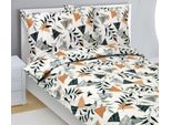 Lino Crepe - Crema, Arancio, Grigio - 140X200, 70X90
