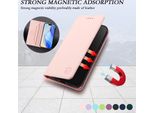 Custodia In Pelle Per Tecno Pova 7 4G, Flip Case Con Slot Per Carte, Portafoglio E Supporto Rosa