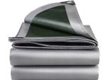 Teloni Tavien 200X400?Cm - 180?G/M² Pe - Resistente All'acqua E Ai Raggi Uv - Per Mobili Da Giardino, Auto, Barche E Costruzioni - Verde - Teloni