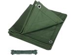 Teloni Tavien 300X300 Cm - Tela Resistente 0,68 Mm - Resistente All'acqua - Per Tenda, Auto, Barca E Tetto - Verde - Teloni