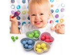 Set Montessori Interattivo Per Imparare A Contare E Ordinare Colori