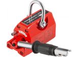 Sollevatore Magnetico Pro - Magnete Di Sollevamento 100 Kg Per Piastre E Cilindri In Acciaio - 135 X 67 Mm