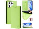 Custodia In Pelle Per Tecno Pova 7 4G, Flip Case Con Slot Per Carte, Portafoglio E Supporto Verde
