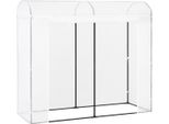 Happiq Serra A Tunnel Invernale 170×68×200 Cm - Tunnel In Pellicola Con Porta E 2 Finestre - Ideale Per La Coltivazione Di Pomodori E Ortaggi