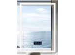 Specchio Da Bagno A Led Vortex - Con Bluetooth E Illuminazione - Quadrato - Per Il Bagno, Il Trucco E Il Montaggio A Parete - Dimmerabile - 70X90?Cm