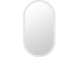 Specchio Da Bagno Ovale Led Grandiose - Con Illuminazione - 50X100 Cm - Bagno - Montaggio A Parete - Luce Dimmerabile