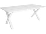 Bolt Edge, Tavolo Da Pranzo Divine - Rettangolare - 4-8 Persone - Struttura A X - Rovere E Acciaio - 200X90X75 Cm