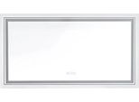 Specchio Da Bagno Chateau Led - 160X80 Cm - Con Sensore Touch E Antiappannamento - Dimmerabile - Montaggio A Parete - Cornice In Alluminio