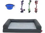 Letto Per Cani Bolt Edge - 91 Cm - Divano Per Cani - Letto Ortopedico Per Cani - Lavabile - Anche Per Gatti