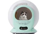 Happiq Lettiera Autopulente - Cassetta Per Gatti Automatica Intelligente Con Controllo Tramite App - Capacità 65L - Inodore E Sicura - Per Più Gatti (1-8 Kg)
