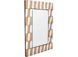 Specchio Da Parete Milano - 70X100Cm - Per Il Soggiorno, La Camera Da Letto E Il Trucco - Montato A Parete - Argento