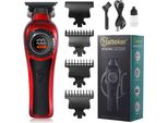 Inf Tagliacapelli Professionale Per Incisioni Con Display Led E Ricarica Usb Rosso