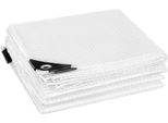 Happiq Telone Trasparente 4X6 M - Impermeabile - Resistente Agli Strappi - Resistente Ai Raggi Uv - Per Mobili Da Giardino, Trampolini E Legna Da Ardere