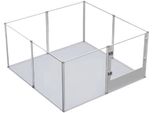Tavien Puppyren Per Interni - Cuccia Per Cani - Pieghevole - Box Per Cani - Gabbia Per Cani - 120 X 120 X 60 Cm